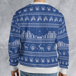 Beam Me Up Santa Ugly Christmas Sweatshirt