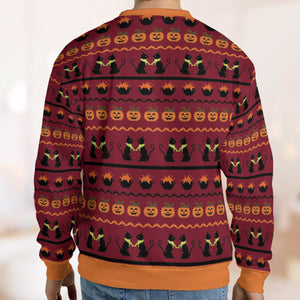 Don't Lose Your Head Now Sleepy Hollow Ugly Christmas Sweatshirt