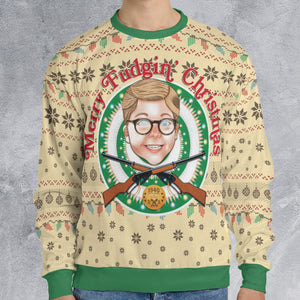 Merry Fudgin' Christmas A Christmas Story Ugly Christmas Sweatshirt