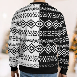 Sleigh Them All Terrifier Ugly Christmas Sweatshirt