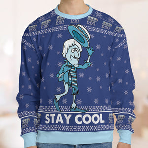 Stay Cool Snow Miser Ugly Christmas Sweatshirt
