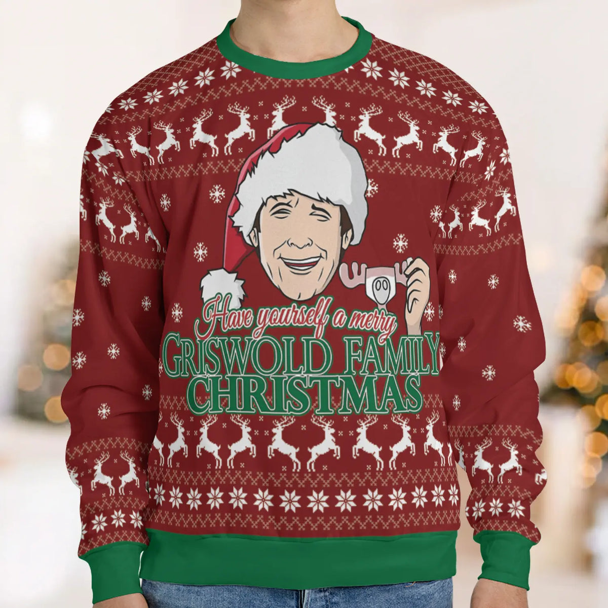 Holiday Humor National Lampoon's Christmas Vacation Ugly Christmas Sweatshirt