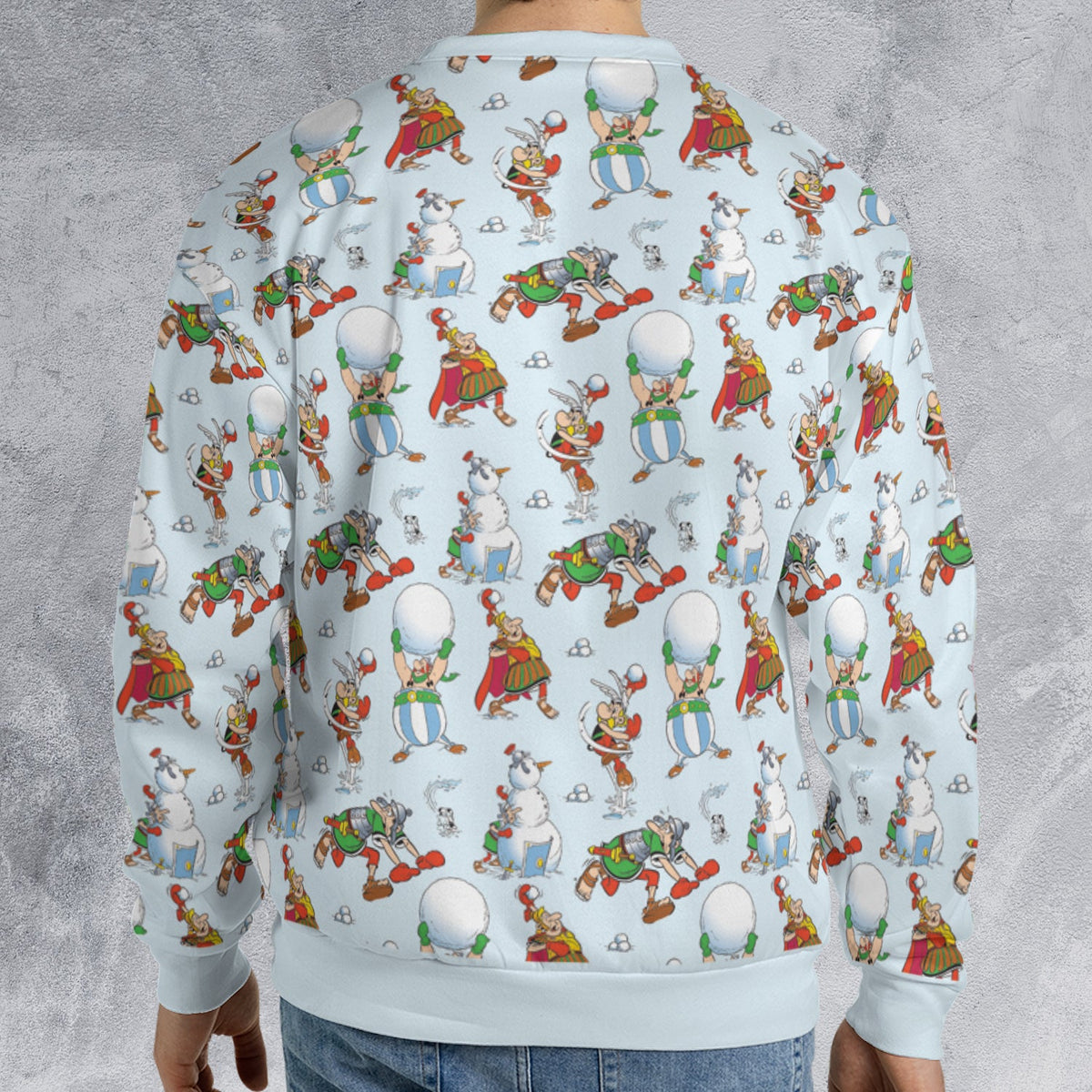 Winter Warriors Asterix All-over Print Sweatshirt