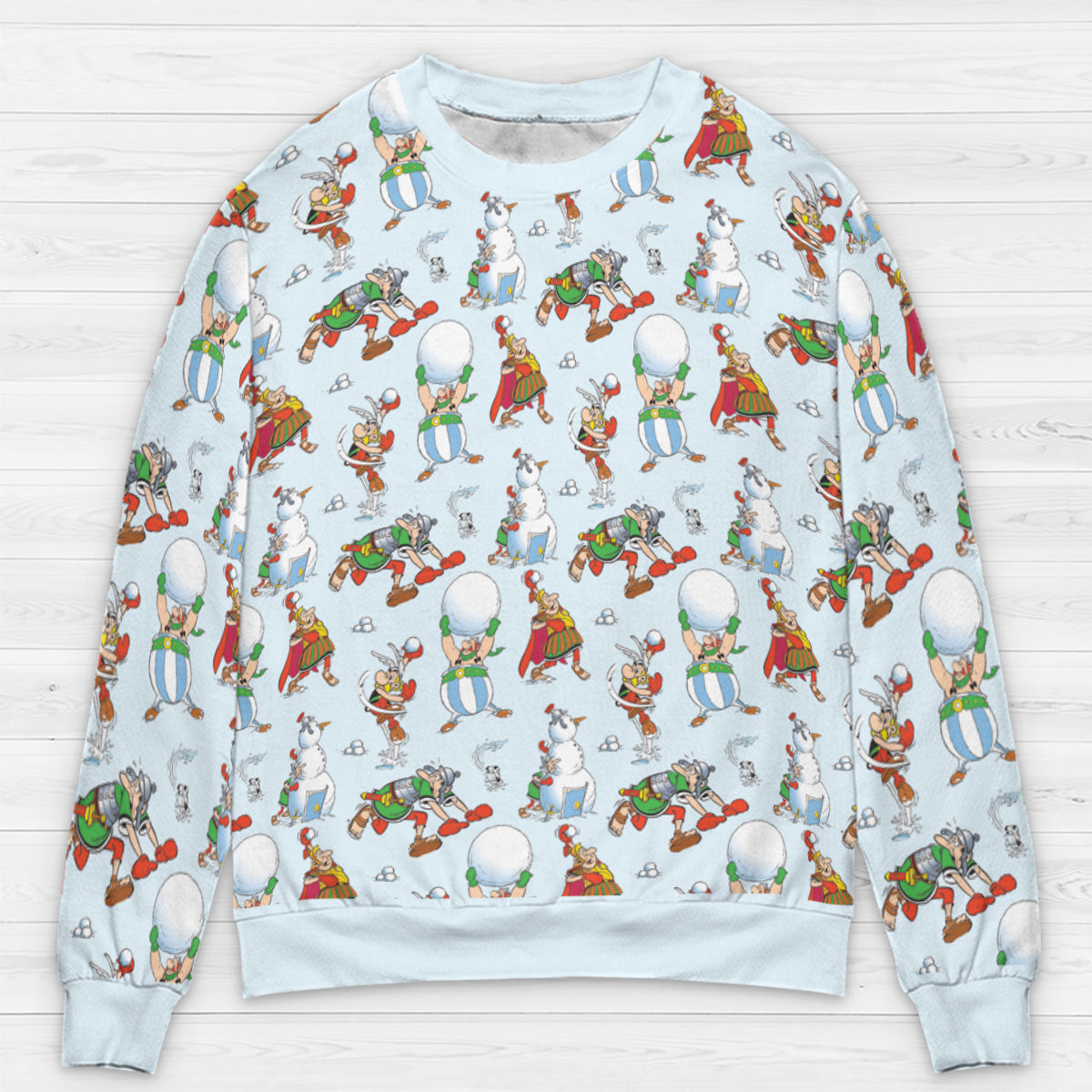 Winter Warriors Asterix All-over Print Sweatshirt
