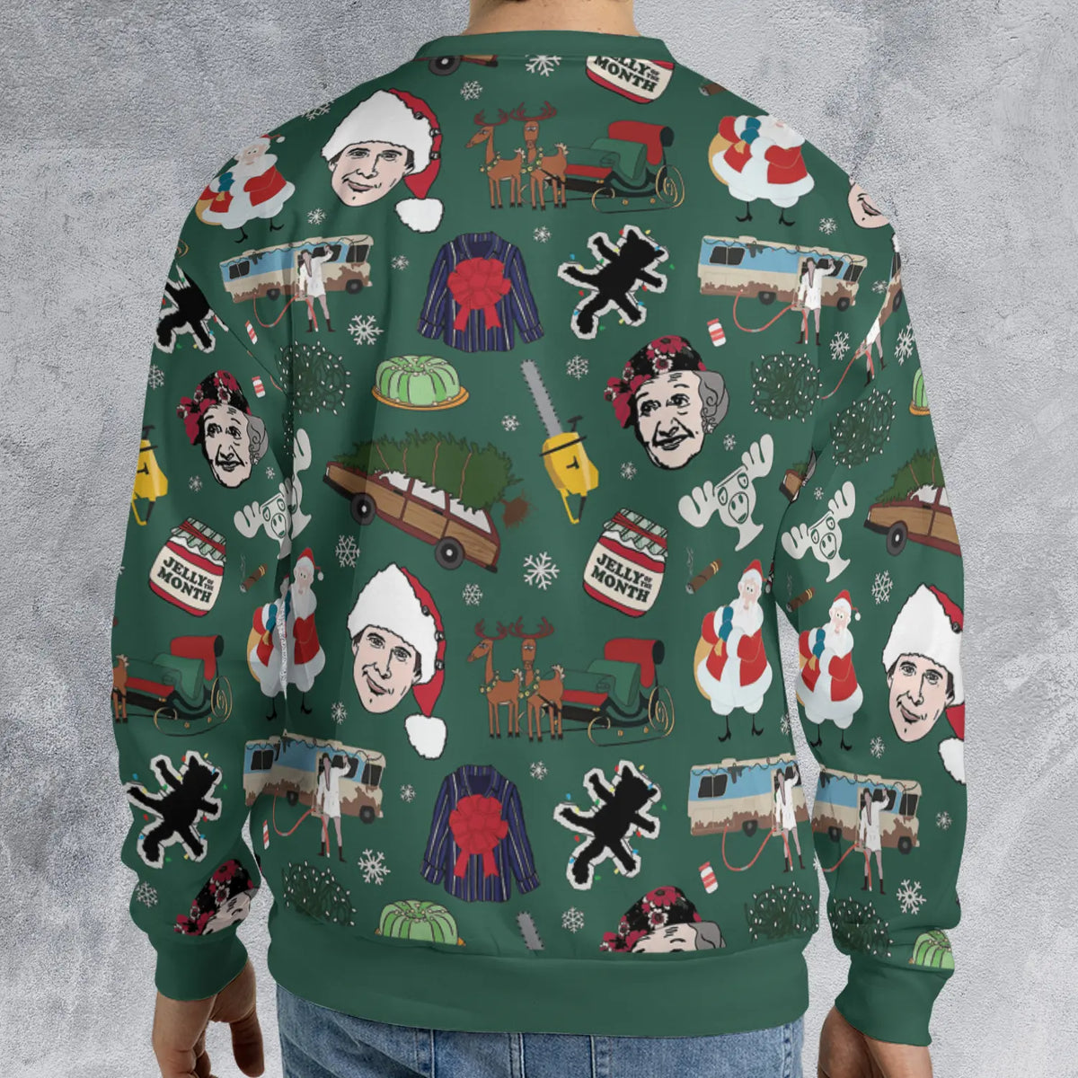 Clark Griswold National Lampoon's Christmas Vacation All-over Print Sweatshirt