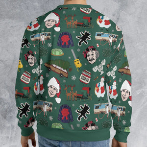Clark Griswold National Lampoon's Christmas Vacation All-over Print Sweatshirt