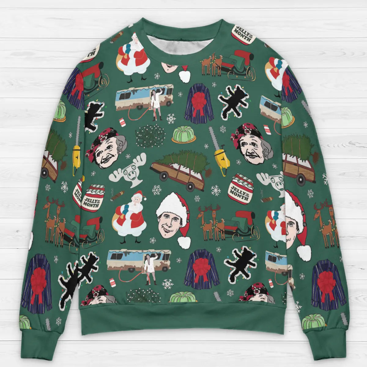 Clark Griswold National Lampoon's Christmas Vacation All-over Print Sweatshirt