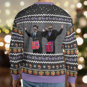 D in the Box Christmas SNL Ugly Christmas Sweatshirt