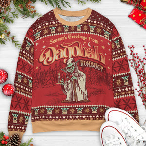 Dagobah Humbug Yoda Ugly Christmas Sweatshirt
