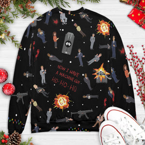 Die Hard Is My Favorite Christmas Movie Ugly Christmas Sweatshirt