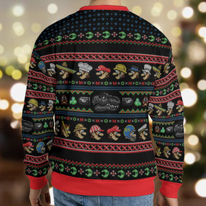 Do the Odyssey Super Mario Ugly Christmas Sweatshirt