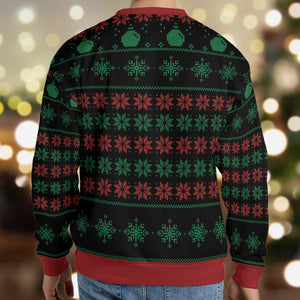 Drinking All The Way Bender Futurama Ugly Christmas Sweatshirt