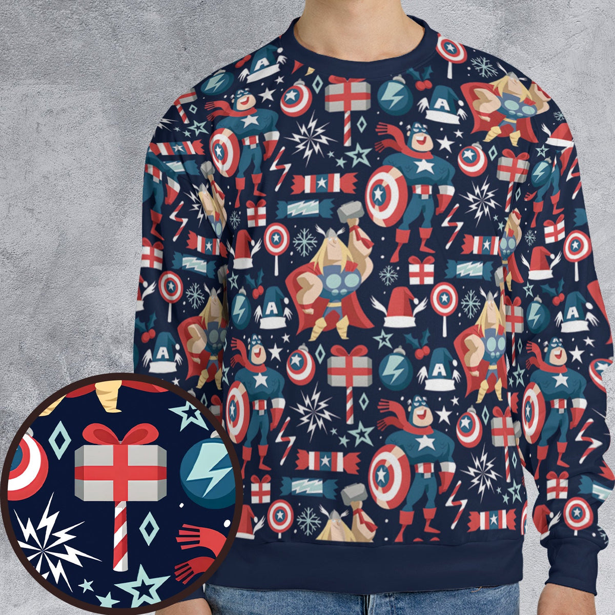 Marvelous Christmas All-over Print Sweatshirt