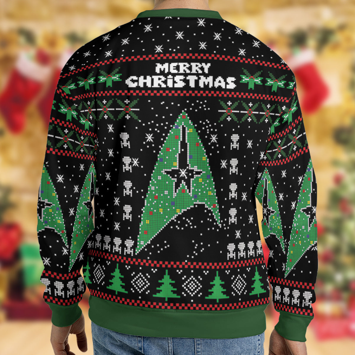 Merry Starfleet Star Trek Ugly Christmas Sweatshirt