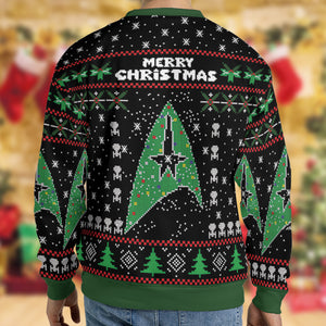 Merry Starfleet Star Trek Ugly Christmas Sweatshirt
