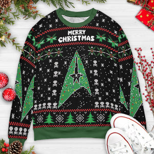 Merry Starfleet Star Trek Ugly Christmas Sweatshirt