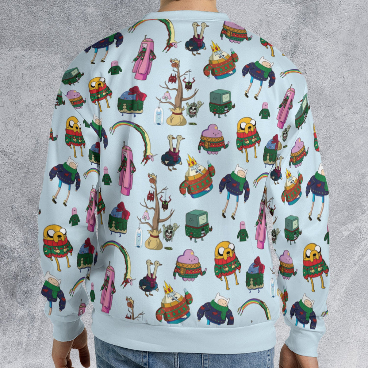 Ugly Sweater Adventure Time All-over Print Sweatshirt