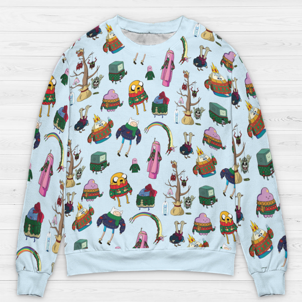Ugly Sweater Adventure Time All-over Print Sweatshirt