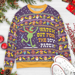 Watch Out For the Icy The Muppets Ugly Christmas Sweatshirt