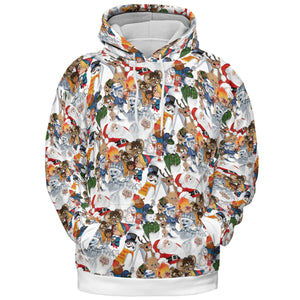 Winterfest Rankin' Bass StopMotion Characters  All-over Print Hoodie