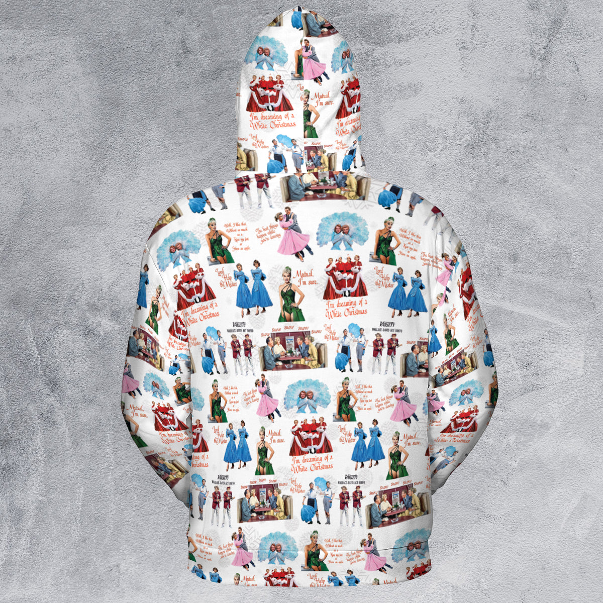 White Christmas All-over Print Hoodie