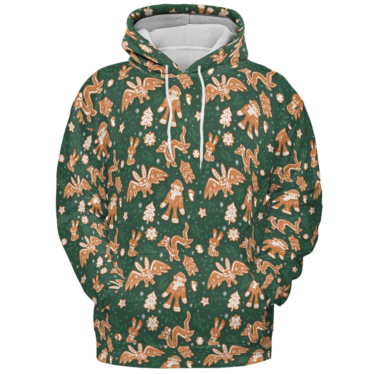 The Wild Creature Cryptids Gingerbread All-over Print Hoodie