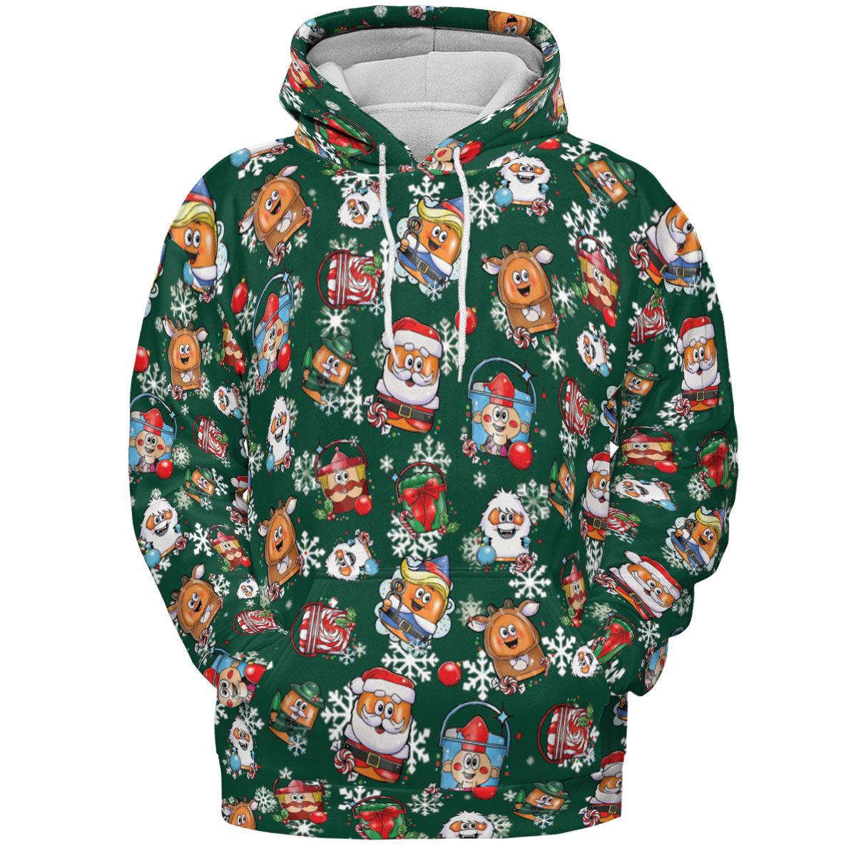 Xmas Classic Rudolph Nugget All-over Print Hoodie
