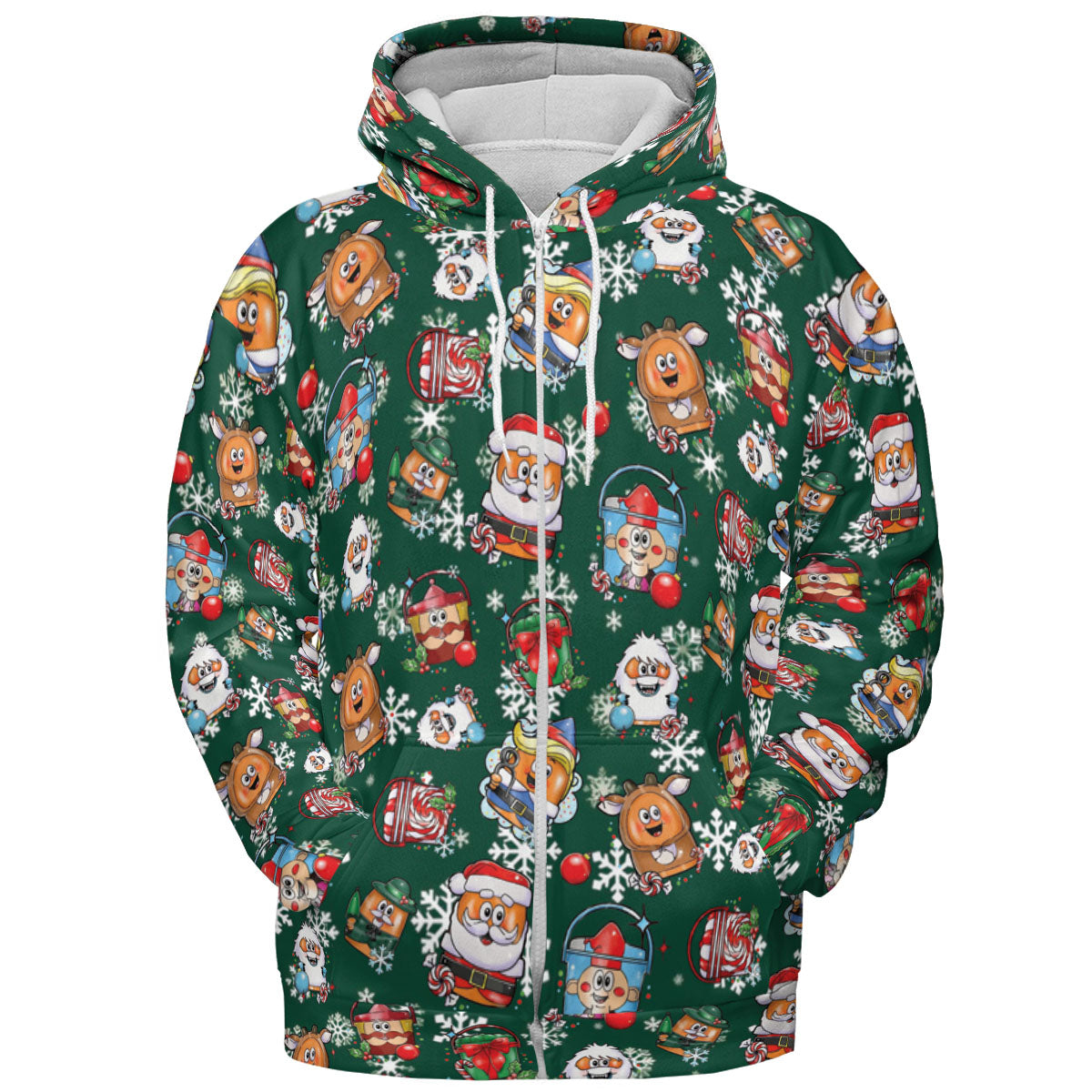 Xmas Classic Rudolph Nugget All-over Print Hoodie