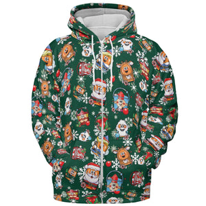Xmas Classic Rudolph Nugget All-over Print Hoodie