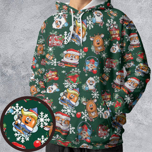 Xmas Classic Rudolph Nugget All-over Print Hoodie