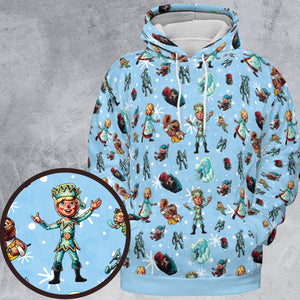 Nostalgic Christmas Jack Frost All-over Print Hoodie
