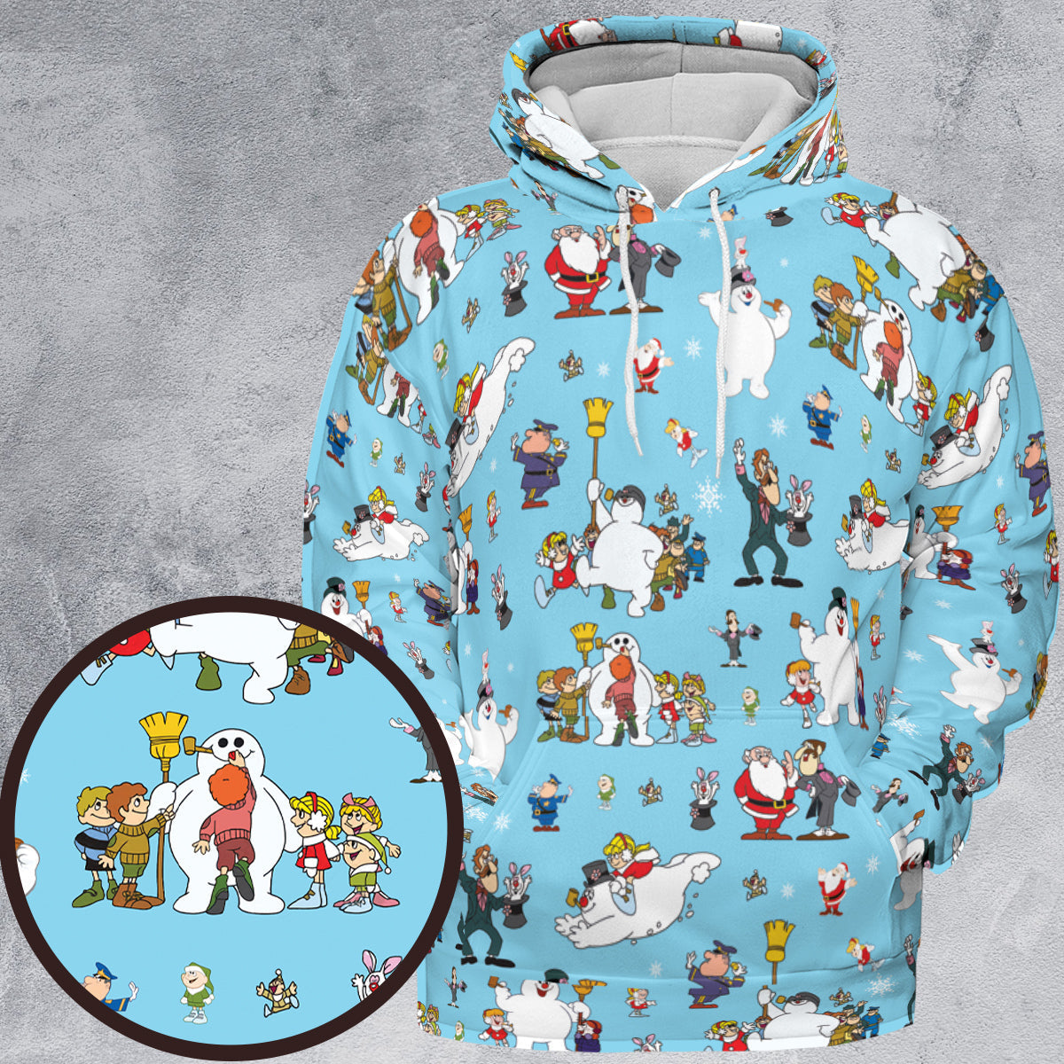 Cast Frosty the Snowman All-over Print Hoodie