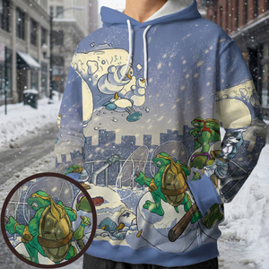 Tora the Polar Bear Bounty Hunter All-over Print Hoodie