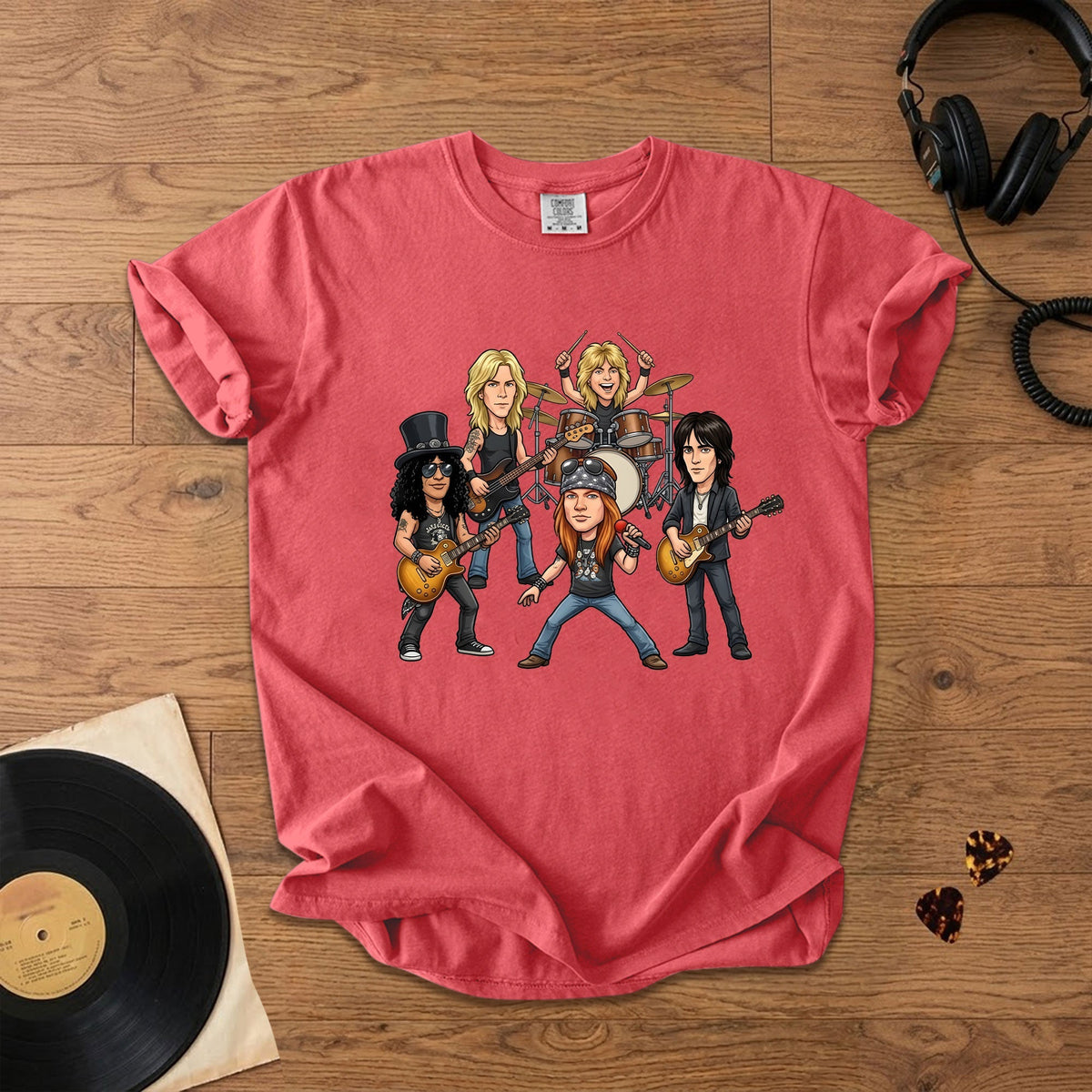 Guns N’ Roses Band Graphic T-Shirt Rock Fan Tee