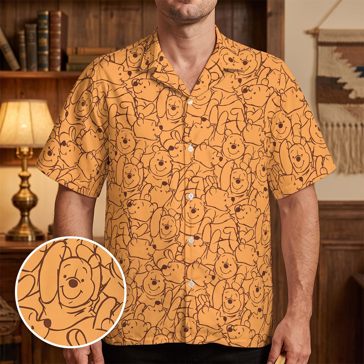 Timeless Storybook Adventures Winnie the Pooh Hawaiian Shirt
