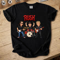 Rush Comfort Colors Tee Geddy Lee Neil Peart Alex Lifeson Band Members Tribute Shirt