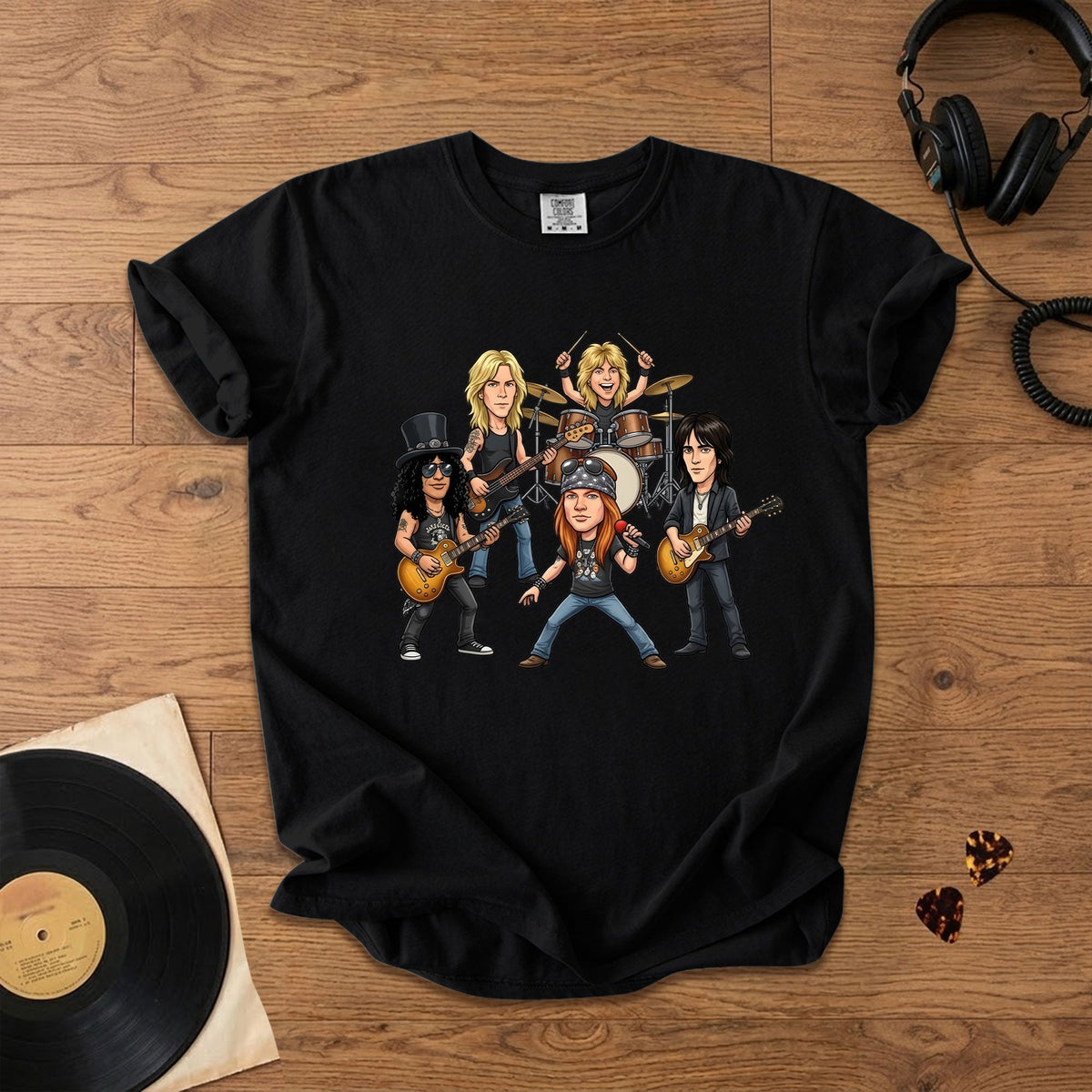 Guns N’ Roses Band Graphic T-Shirt Rock Fan Tee
