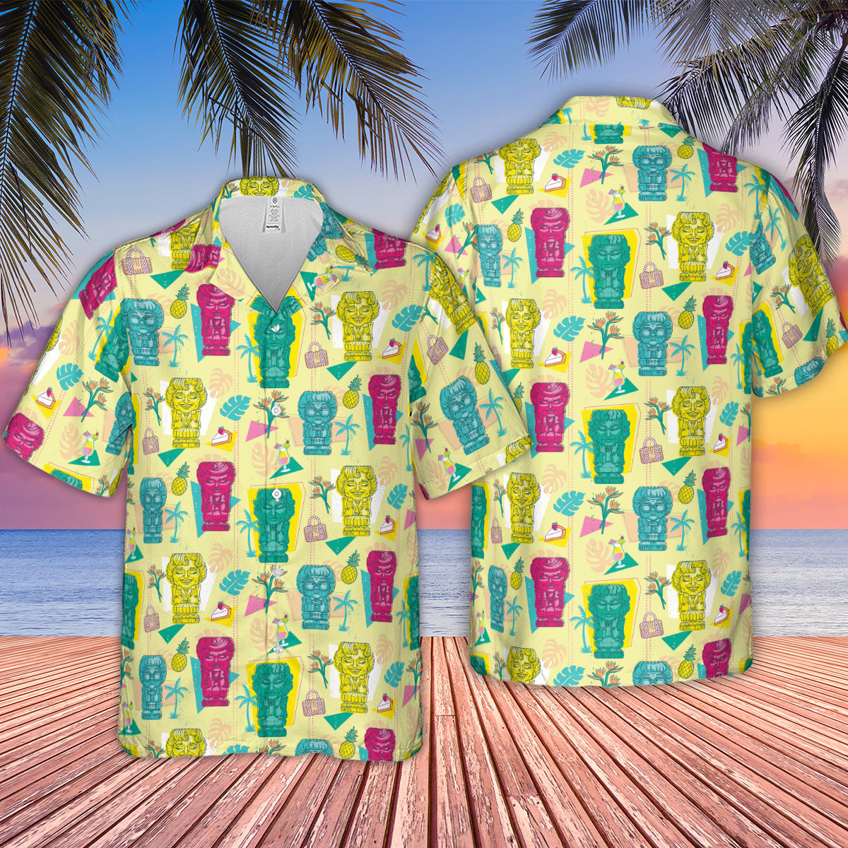 Golden Girls Tiki Shack Aloha Hawaiian Shirt