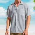 Grateful Dead Dancing Skeleton Pastel Grey Hawaiian Shirt – Retro Music Album Art Inspired Shirt