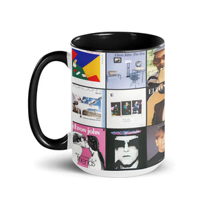 Elton John Album Art Accent Mug A Sip of Timeless Hits