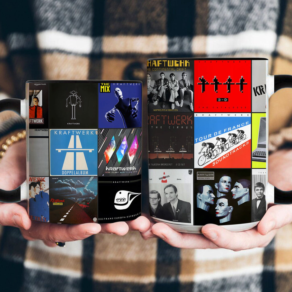 Kraftwerk Accent Mug Electronic Music Pioneer Album Art Collection