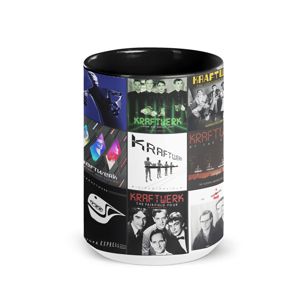 Kraftwerk Accent Mug Electronic Music Pioneer Album Art Collection