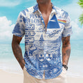 Pink Floyd Toile De Jouy Hawaiian Shirt - Unisex Prism Rainbow Fan Gifts Progressive Rock Merch