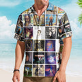 Elton John Album Collage Hawaiian Shirt – Rock Pop Music Fan Shirt