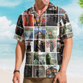 Johnny Cash Album Collage Hawaiian Shirt – Country Rock Music Fan Shirt