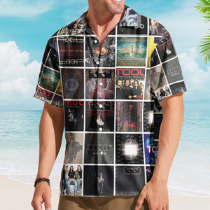 Tool Album Collage Hawaiian Shirt – Rock Band Fan Shirt