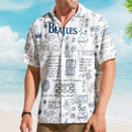 The Beatles Lyrics & Memories All-Over Print Hawaiian Shirt – Retro Music Album Art Inspired Unisex Shirt