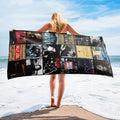 Billy Joel Beach Towel Album Cover Collage Classic Rock Towel