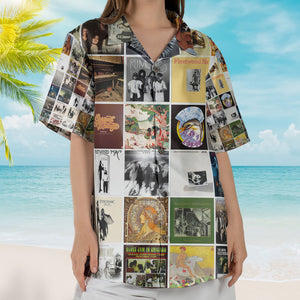 Fleetwood Mac Album Collage Hawaiian Shirt – Classic Rock Fan Shirt