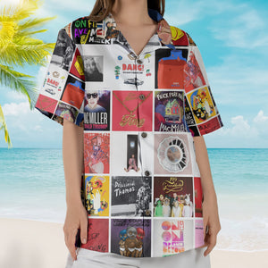 Mac Miller Album Collage Hawaiian Shirt – Hip-Hop Music Fan Shirt